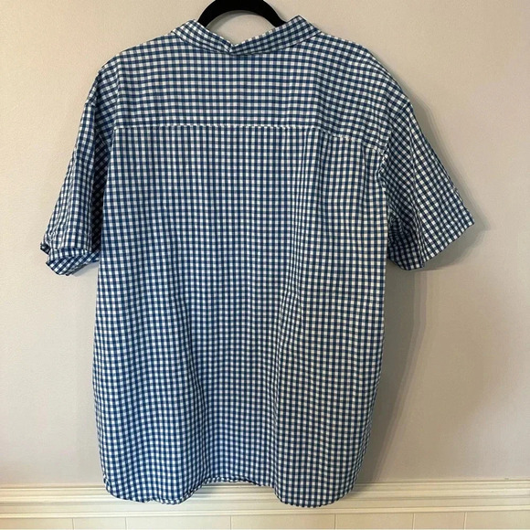 Columbia Men’s Short Sleeve Regular Fit Checkered Button Up Shirt Sz XXL GUC - Picture 8 of 8